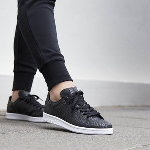 Adidas Stan Smith Black Reptile Woman